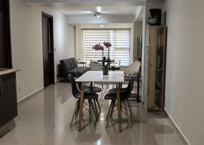 Depto Moderno 2 Rec Detalles Zen Cerca Reforma Apartamento México DF